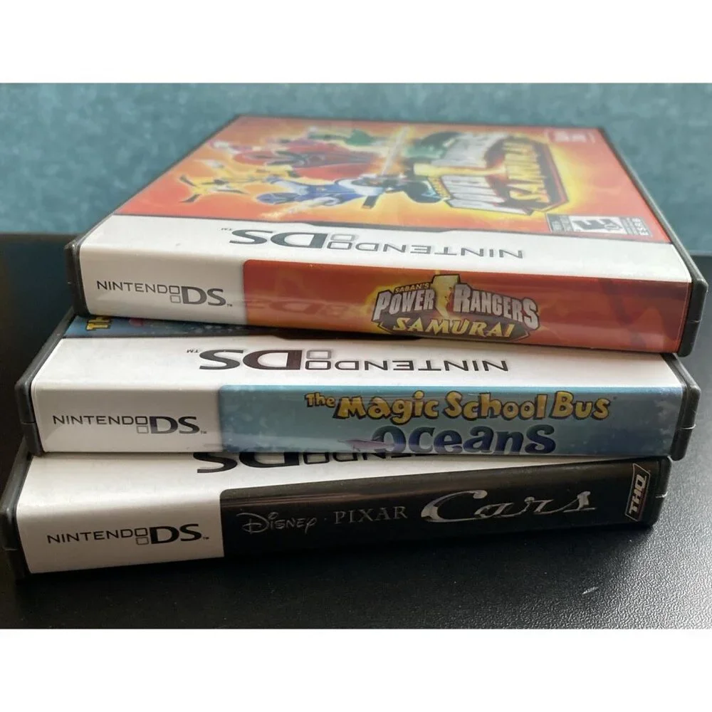 3x Nintendo DS Games Cars Power Rangers Magic School Bus Oceans - Picture 5 of 5